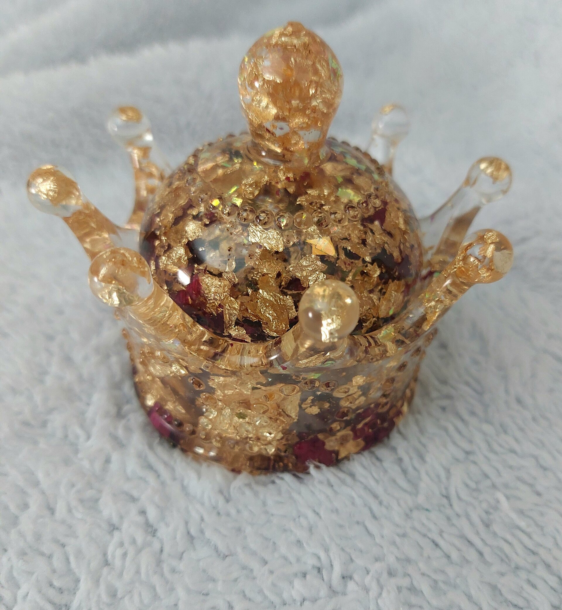 Joyero resina "corona" - 1